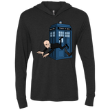 T-Shirts Vintage Black / X-Small Silence Falls Triblend Long Sleeve Hoodie Tee