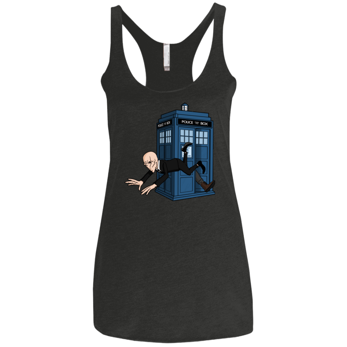 T-Shirts Vintage Black / X-Small Silence Falls Women's Triblend Racerback Tank