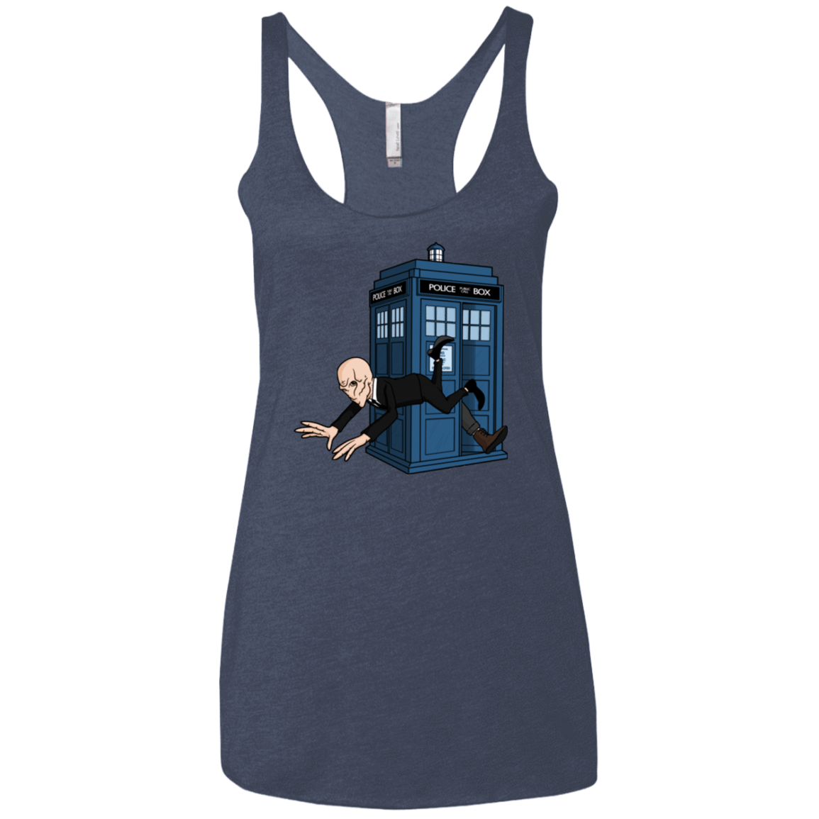 T-Shirts Vintage Navy / X-Small Silence Falls Women's Triblend Racerback Tank