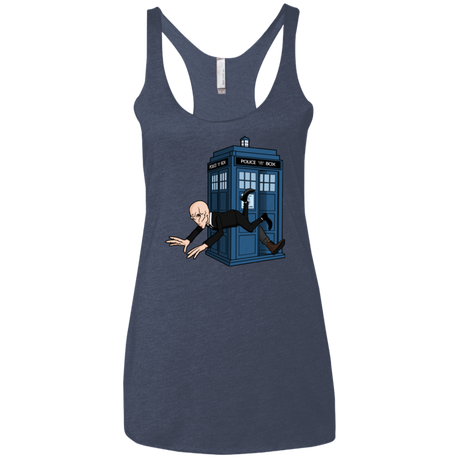 T-Shirts Vintage Navy / X-Small Silence Falls Women's Triblend Racerback Tank