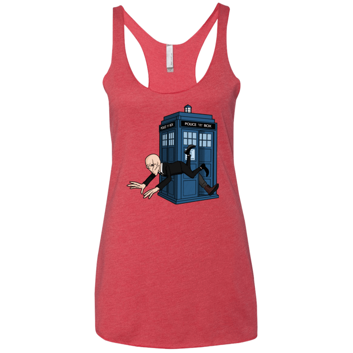 T-Shirts Vintage Red / X-Small Silence Falls Women's Triblend Racerback Tank