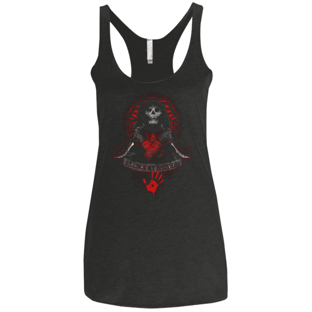 T-Shirts Vintage Black / X-Small Silence My Brother Women's Triblend Racerback Tank