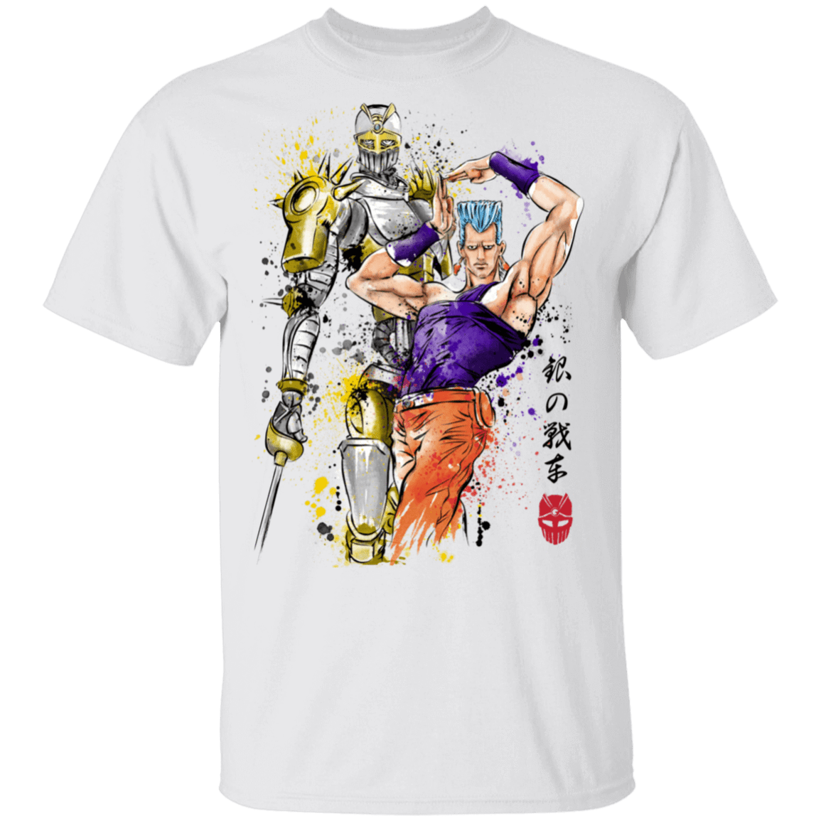 T-Shirts White / S Silver Chariot Watercolor T-Shirt