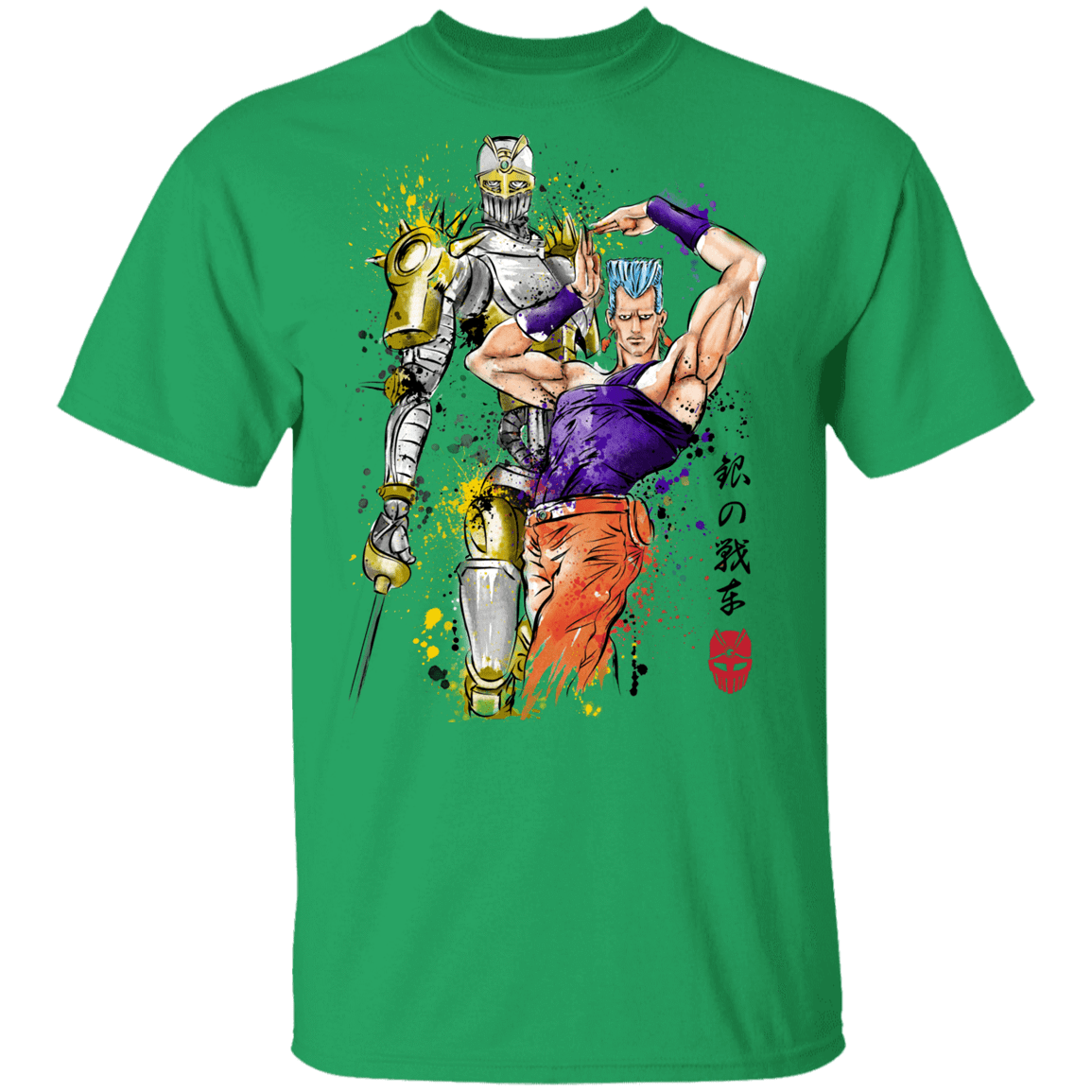 T-Shirts Irish Green / YXS Silver Chariot Watercolor Youth T-Shirt