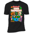 T-Shirts Black / X-Small Silver Shamrocks Men's Premium T-Shirt