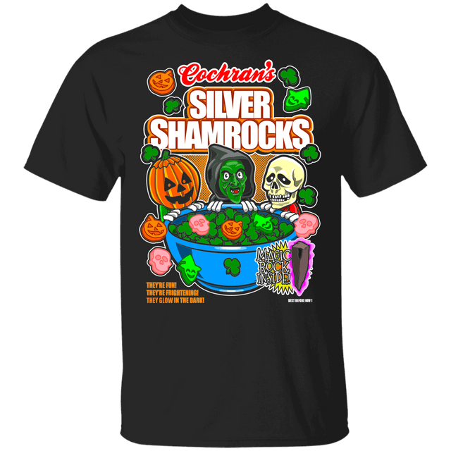 T-Shirts Black / YXS Silver Shamrocks Youth T-Shirt