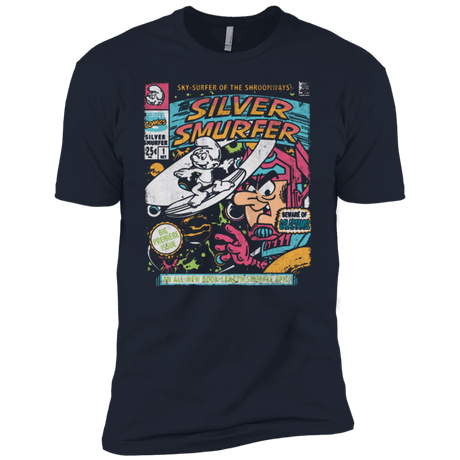 T-Shirts Midnight Navy / YXS Silver Smurfer Boys Premium T-Shirt
