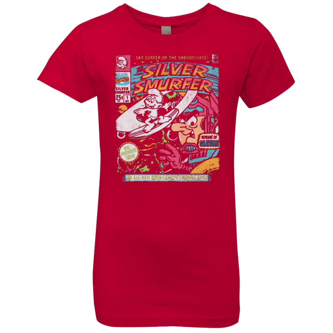 T-Shirts Red / YXS Silver Smurfer Girls Premium T-Shirt