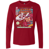 T-Shirts Cardinal / Small Silver Smurfer Men's Premium Long Sleeve