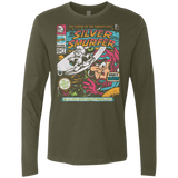 T-Shirts Military Green / Small Silver Smurfer Men's Premium Long Sleeve