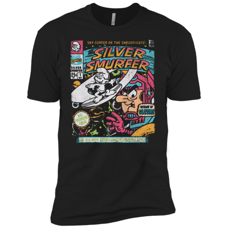 T-Shirts Black / X-Small Silver Smurfer Men's Premium T-Shirt