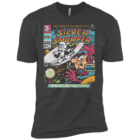 T-Shirts Heavy Metal / X-Small Silver Smurfer Men's Premium T-Shirt