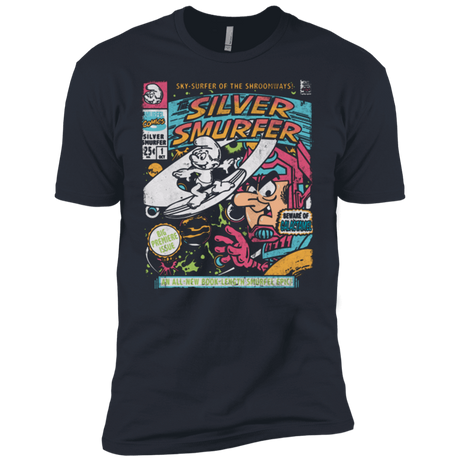 T-Shirts Indigo / X-Small Silver Smurfer Men's Premium T-Shirt