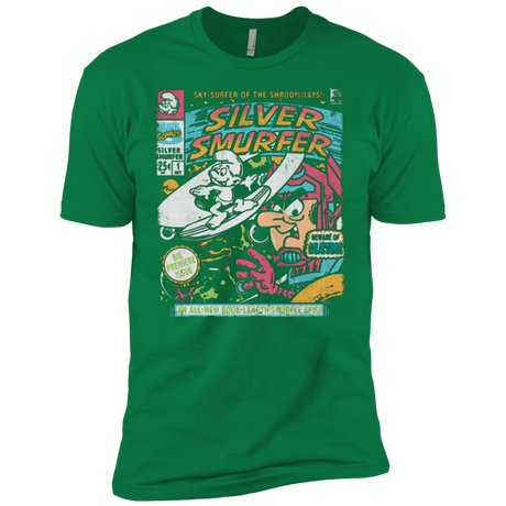 T-Shirts Kelly Green / X-Small Silver Smurfer Men's Premium T-Shirt