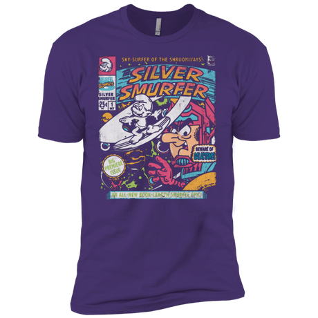 T-Shirts Purple / X-Small Silver Smurfer Men's Premium T-Shirt