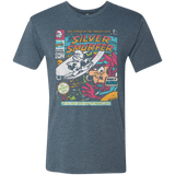 T-Shirts Indigo / Small Silver Smurfer Men's Triblend T-Shirt