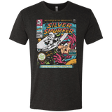 T-Shirts Vintage Black / Small Silver Smurfer Men's Triblend T-Shirt