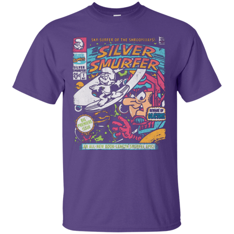 T-Shirts Purple / Small Silver Smurfer T-Shirt