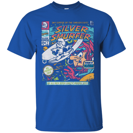 T-Shirts Royal / Small Silver Smurfer T-Shirt