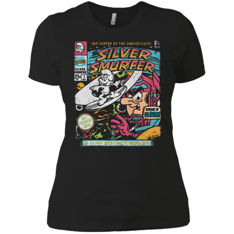 T-Shirts Black / X-Small Silver Smurfer Women's Premium T-Shirt
