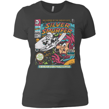 T-Shirts Heavy Metal / X-Small Silver Smurfer Women's Premium T-Shirt