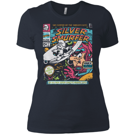 T-Shirts Indigo / X-Small Silver Smurfer Women's Premium T-Shirt