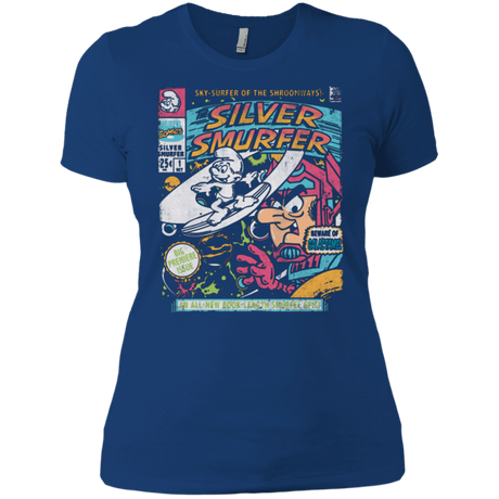 T-Shirts Royal / X-Small Silver Smurfer Women's Premium T-Shirt