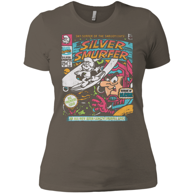 T-Shirts Warm Grey / X-Small Silver Smurfer Women's Premium T-Shirt
