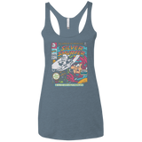 T-Shirts Indigo / X-Small Silver Smurfer Women's Triblend Racerback Tank