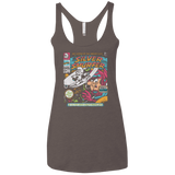 T-Shirts Macchiato / X-Small Silver Smurfer Women's Triblend Racerback Tank