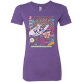 T-Shirts Purple Rush / Small Silver Smurfer Women's Triblend T-Shirt