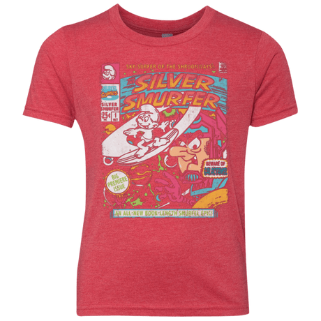 T-Shirts Vintage Red / YXS Silver Smurfer Youth Triblend T-Shirt