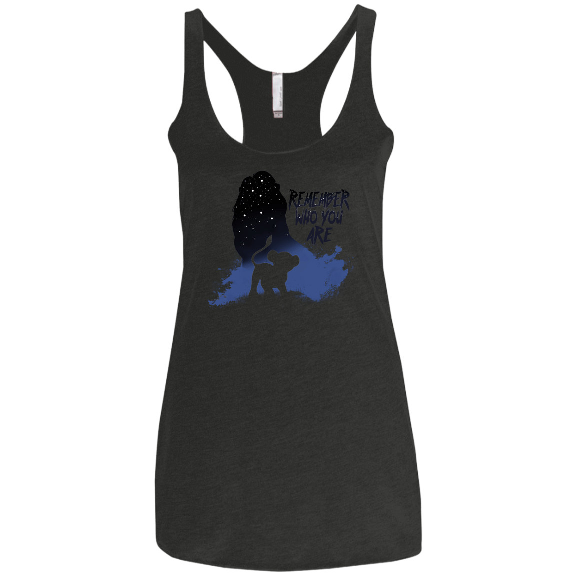 T-Shirts Vintage Black / X-Small Simba Women's Triblend Racerback Tank