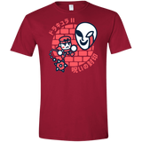 T-Shirts Cardinal Red / S Simons Little Quest Men's Semi-Fitted Softstyle