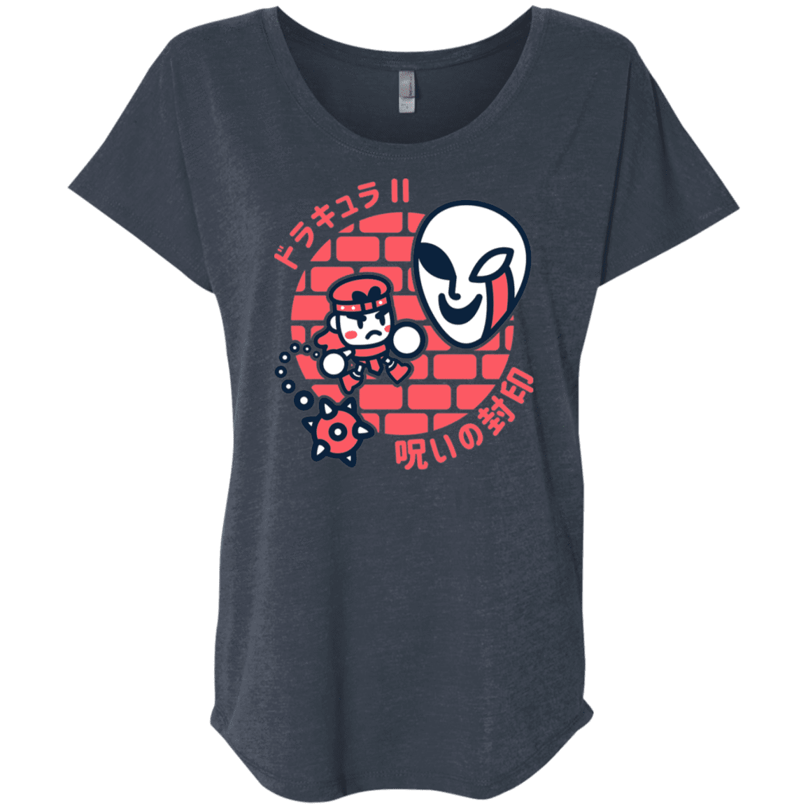 T-Shirts Vintage Navy / X-Small Simons Little Quest Triblend Dolman Sleeve