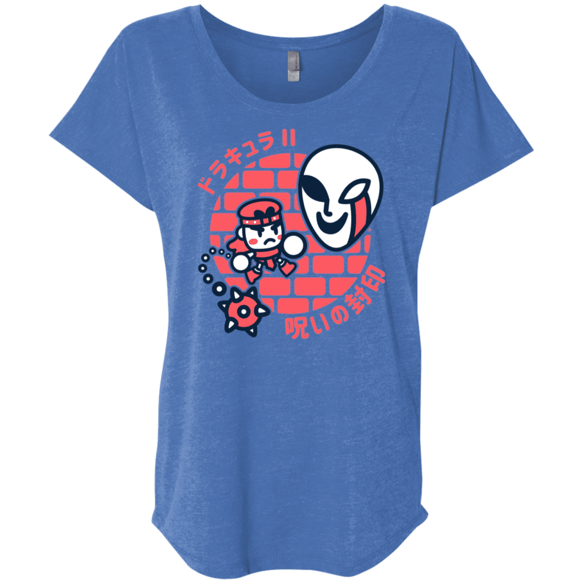 T-Shirts Vintage Royal / X-Small Simons Little Quest Triblend Dolman Sleeve