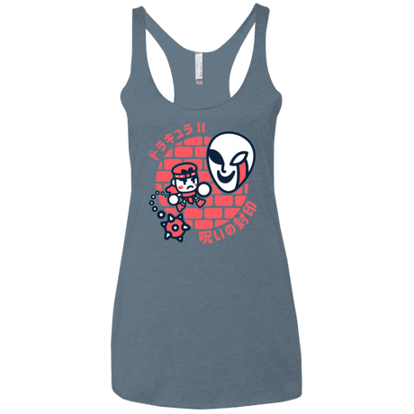 T-Shirts Indigo / X-Small Simons Little Quest Women's Triblend Racerback Tank