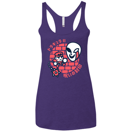 T-Shirts Purple Rush / X-Small Simons Little Quest Women's Triblend Racerback Tank