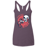 T-Shirts Vintage Purple / X-Small Simons Little Quest Women's Triblend Racerback Tank