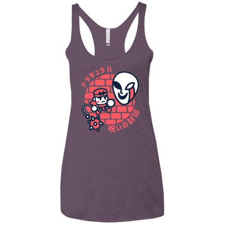 T-Shirts Vintage Purple / X-Small Simons Little Quest Women's Triblend Racerback Tank