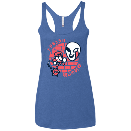 T-Shirts Vintage Royal / X-Small Simons Little Quest Women's Triblend Racerback Tank