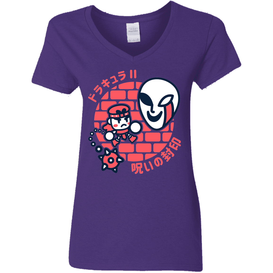 T-Shirts Purple / S Simons Little Quest Women's V-Neck T-Shirt