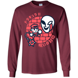 T-Shirts Maroon / YS Simons Little Quest Youth Long Sleeve T-Shirt