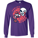 T-Shirts Purple / YS Simons Little Quest Youth Long Sleeve T-Shirt
