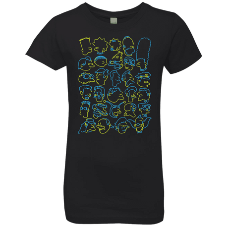 T-Shirts Black / YXS SIMPSONS Girls Premium T-Shirt