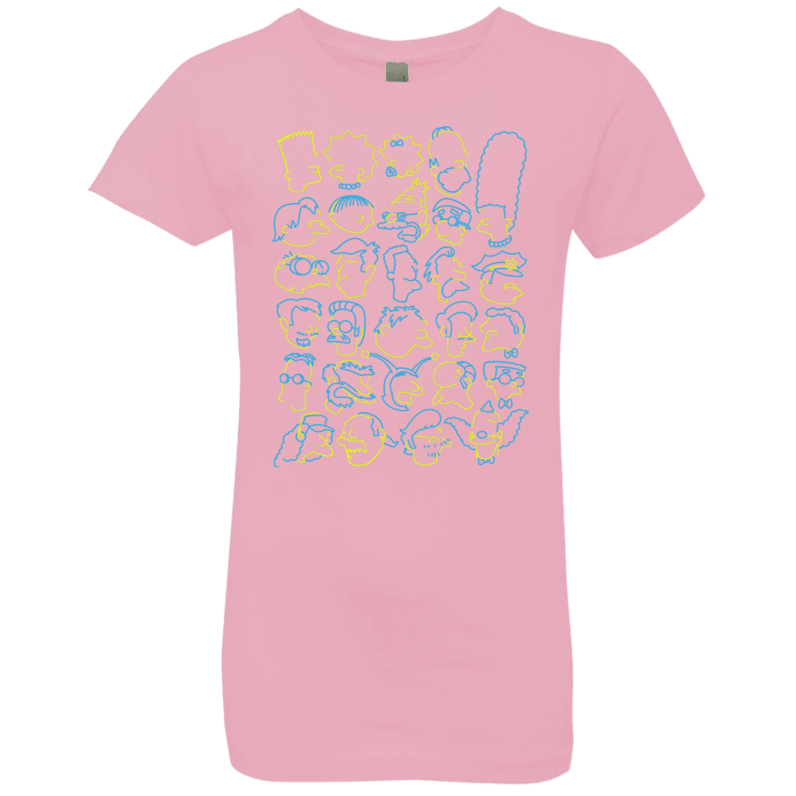T-Shirts Light Pink / YXS SIMPSONS Girls Premium T-Shirt