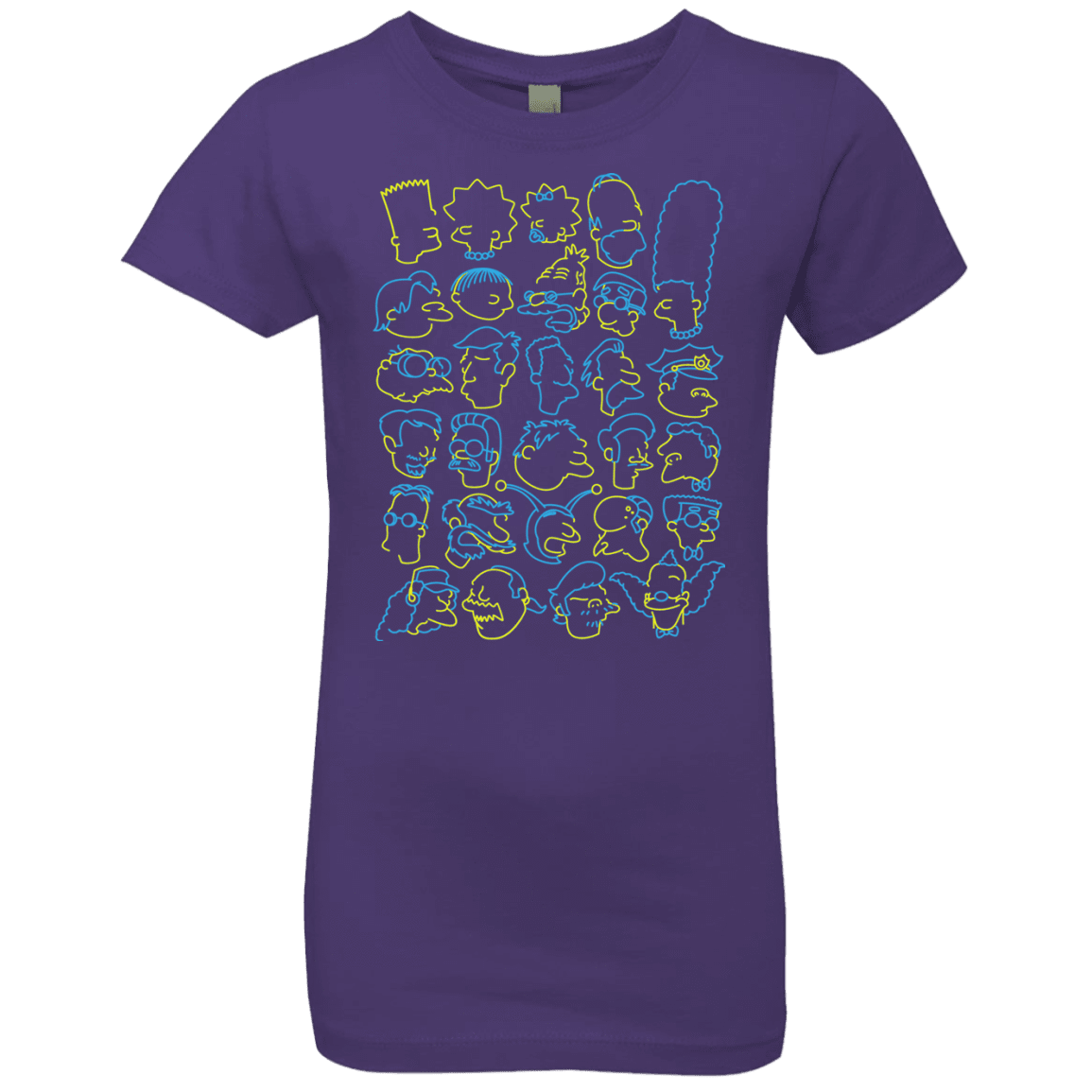 T-Shirts Purple Rush / YXS SIMPSONS Girls Premium T-Shirt