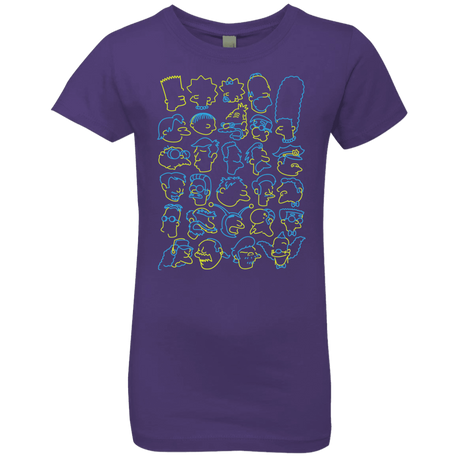T-Shirts Purple Rush / YXS SIMPSONS Girls Premium T-Shirt
