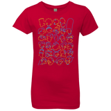 T-Shirts Red / YXS SIMPSONS Girls Premium T-Shirt