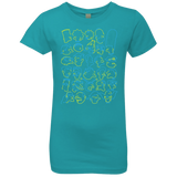 T-Shirts Tahiti Blue / YXS SIMPSONS Girls Premium T-Shirt